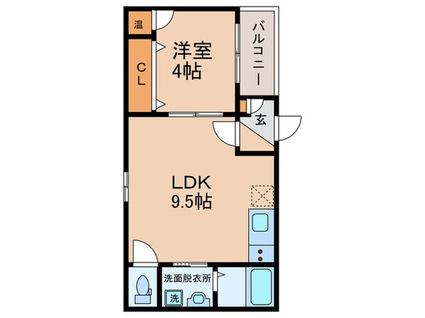 メゾンヴァンベールの物件間取画像